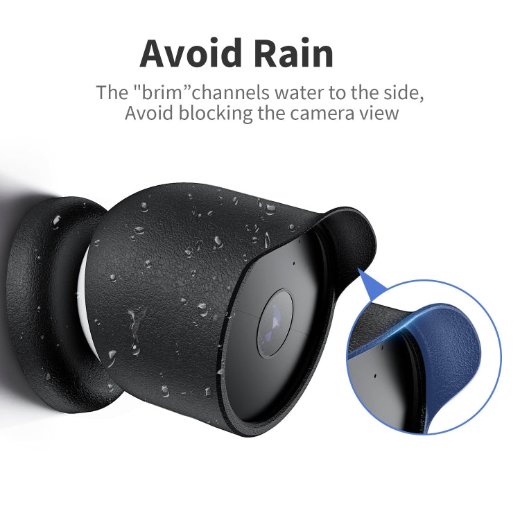 For Google Nest Camera Outdoor Silicone Water-Resistant Protective Cover, For Google Nest White, For Google Nest Black For Google Nest Camera Outdoor Silicone Water-Resistant Protective Cover, For Google Nest White, For Google Nest Black